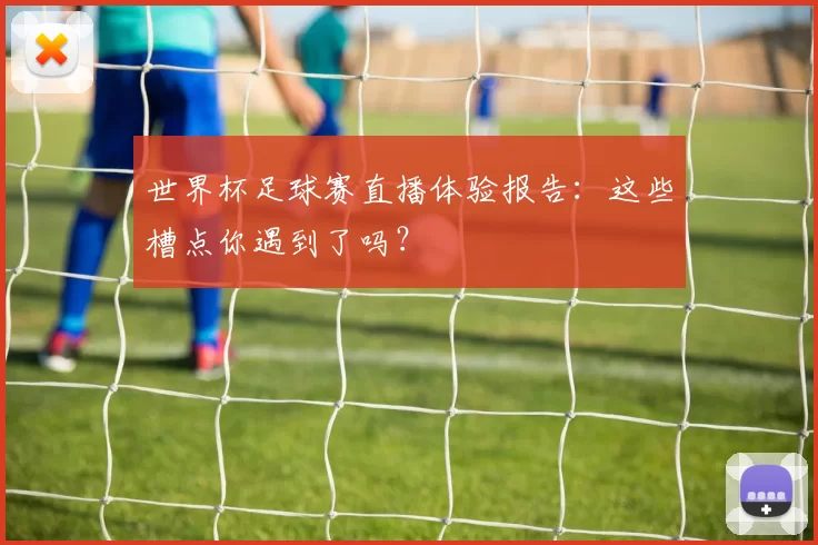 世界杯足球赛直播体验报告：这些槽点你遇到了吗？